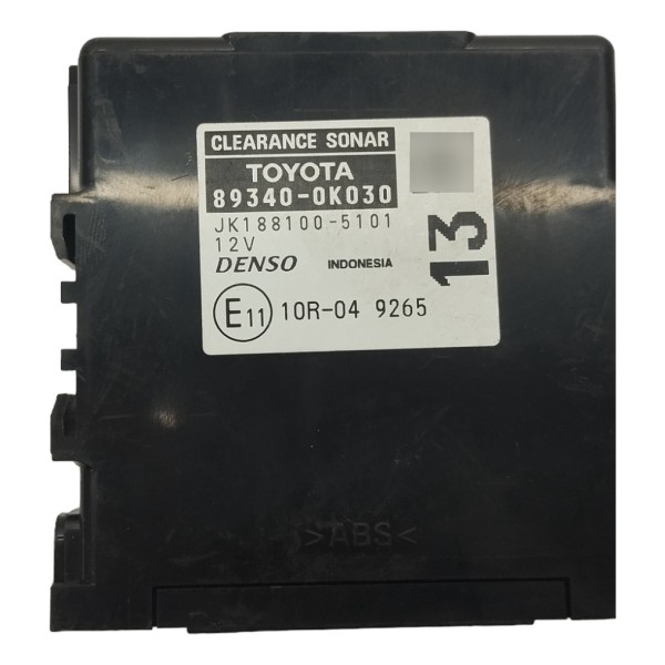 Módulo Imobilizador Toyota Hilux Srx 2023