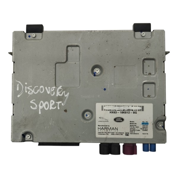 Módulo Rádio Som Range Rover Sport 2016 Hx6318k812bg