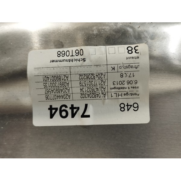 Maquina De Vidro Traseira Esquerda Mercedes C180 2013