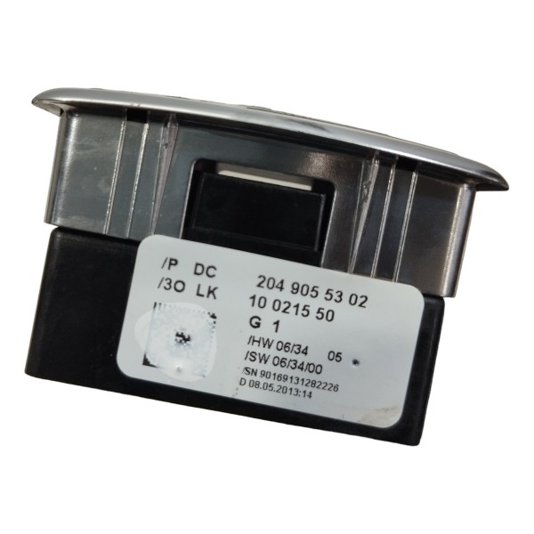 Botão Comando Vidro Dianteiro Esquerdo Mercedes C180 2013