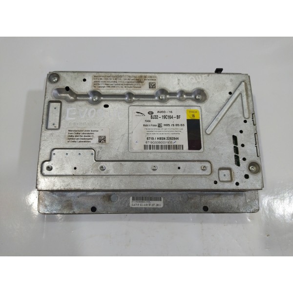 Módulo Som Range Rover Evoque 2013 2014 2015 Bj3219c164bf